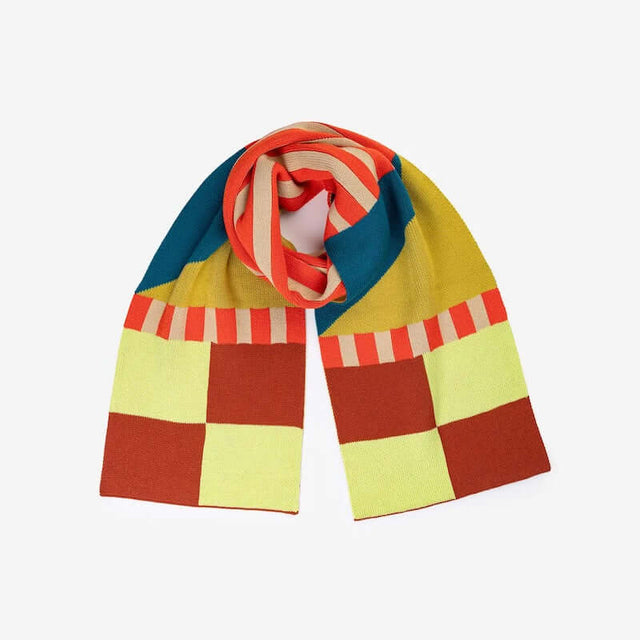 Kit Big Scarf in Rust Lime at PINCH