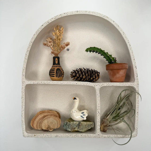 Altar of Inspiration in Stone Cement from The Minimalist Ceramist at Pinch in Northampton, MA