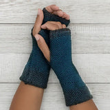 Alpaca Trail Gloves in Teal from Shupaca at Pinch in Northampton, MA