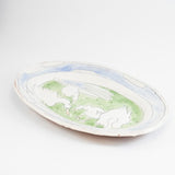 Small Oval Platter with Ducks