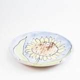 Dinner Plate with a Sunflower