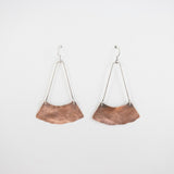 Copper Cavan Earrings from Stelzer Metalworks at Pinch in Northampton, MA
