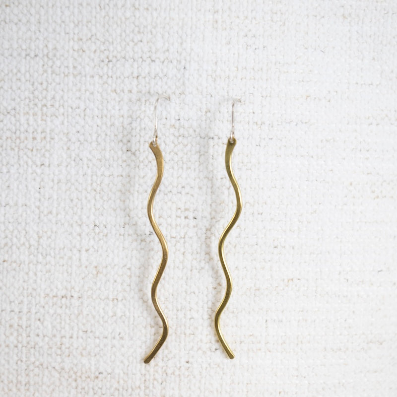 Squiggle Dangle Earrings
