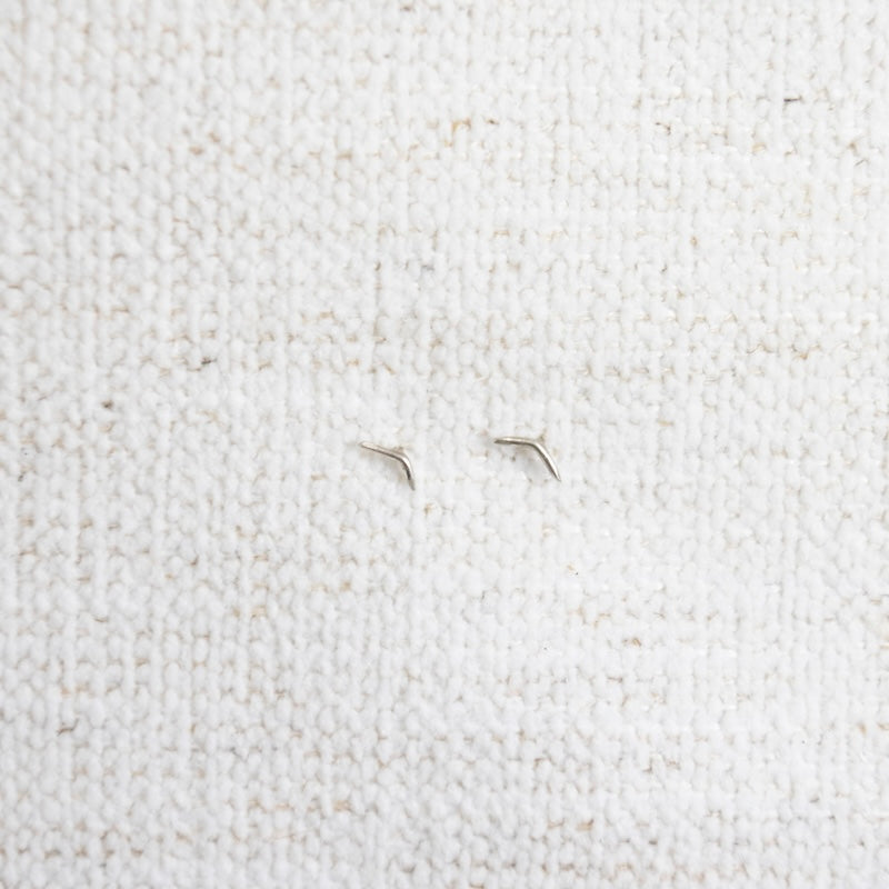 Down Stud Earrings