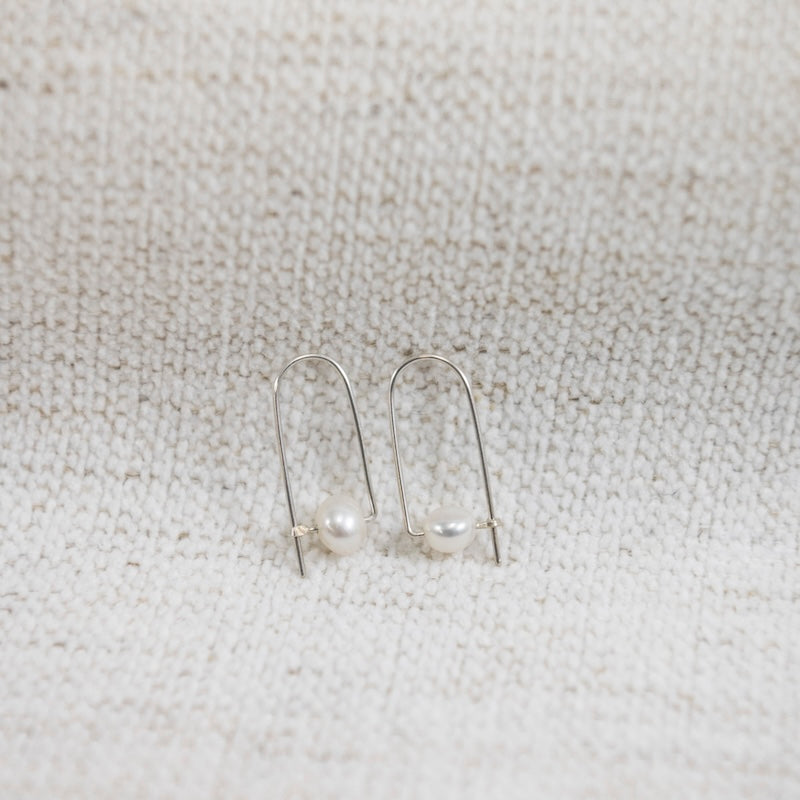 Pearl Hook Earrings