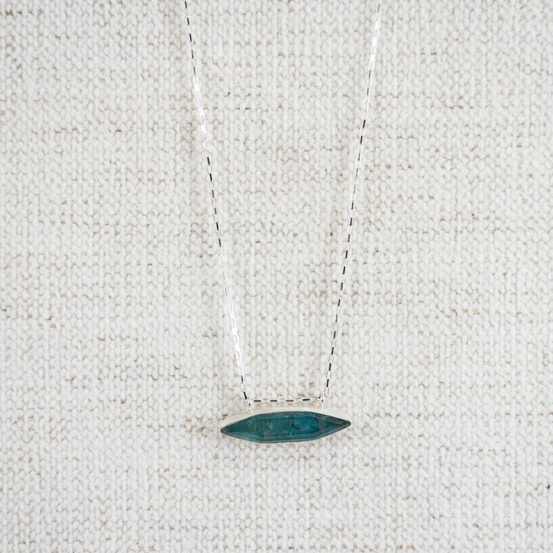 Apatite & Himilayan Quartz Necklace