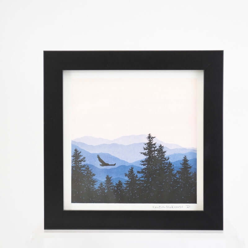 Original Watercolor 6x6 Framed #17 at PINCH