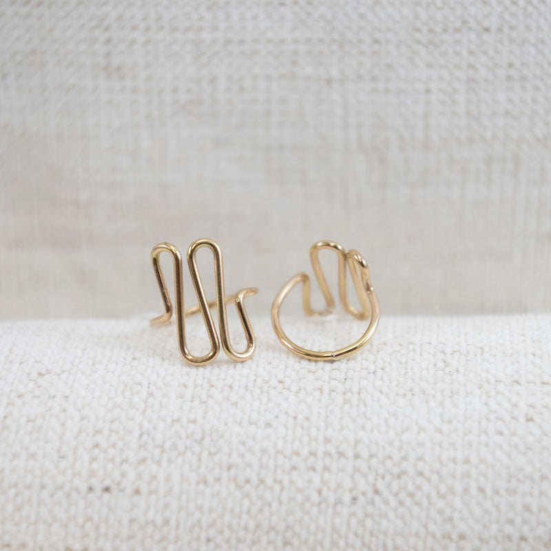 Squiggle Mother Ring