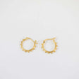 Spiky 14K Gold Vermeil Hoops at PINCH