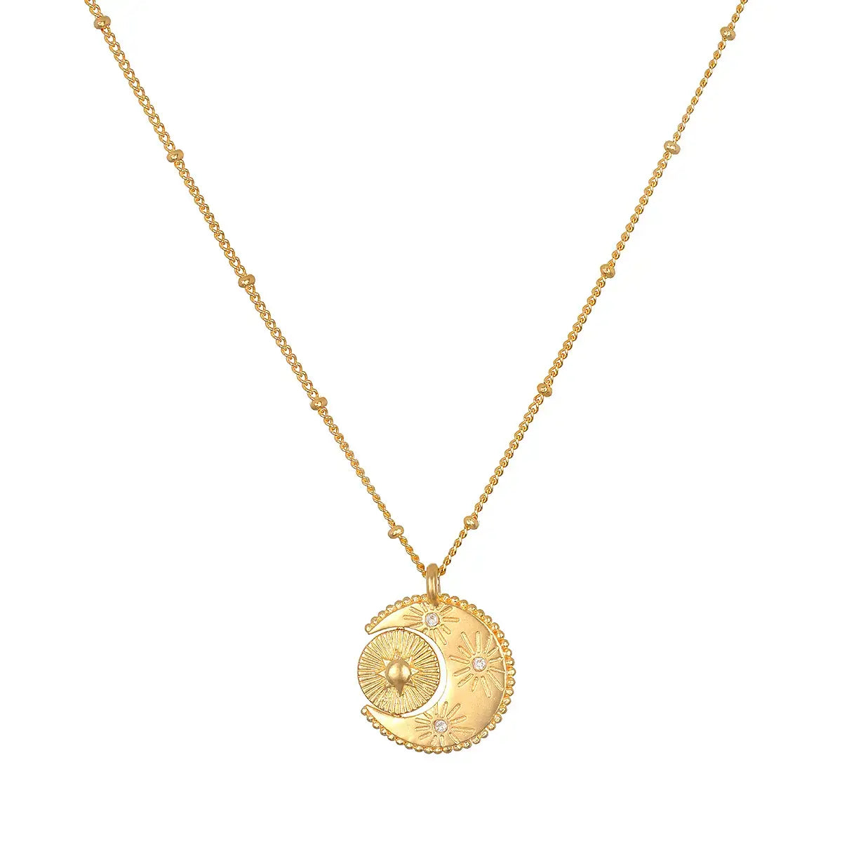 Spinning Celestial Pendant 16" Necklace at PINCH