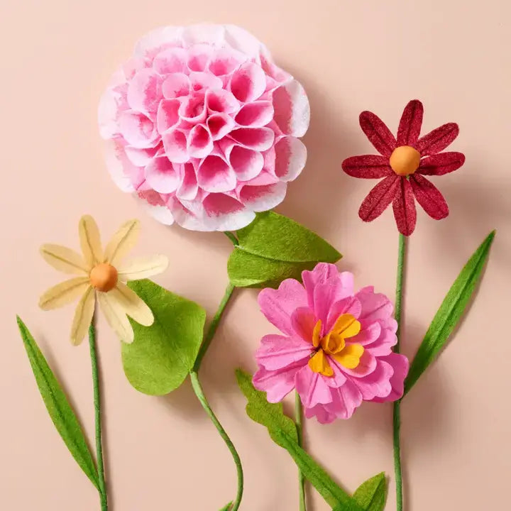 Silk Paper Cone Flower Burgandy