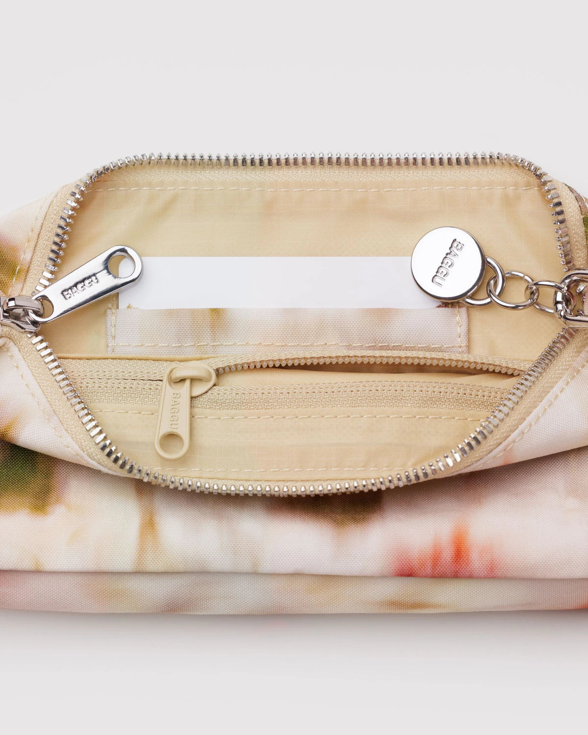 Nylon Pochette Bag in Abstract Floral