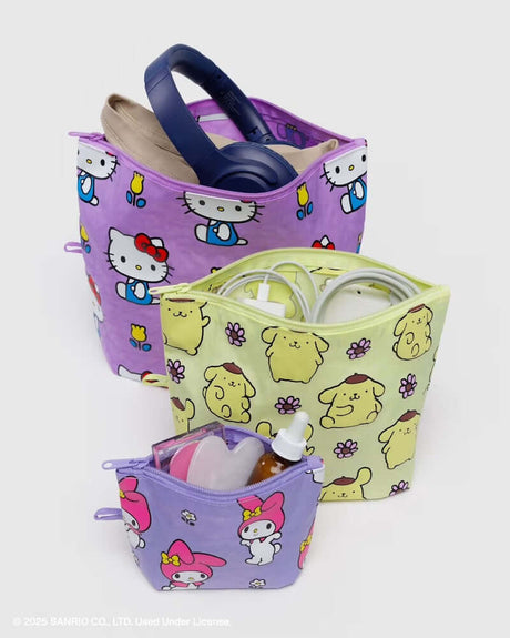 Hello Kitty and Friends Floral Go Pouch Set from Baggu at Pinch in Northampton, MA