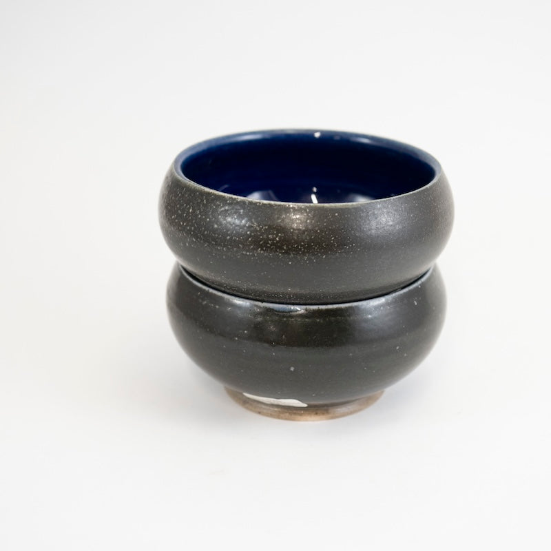 Round Bellied Black Bowl - Thumbnail 2