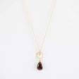 Garnet Baby Drop Necklace from Hallie's Comet at Pinch in Northampton, MA