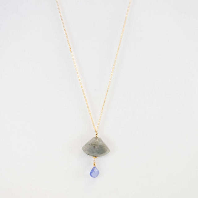 Labradorite and Tanzanite Necklace from Hallie's Comet at Pinch in Northampton, MA