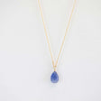 Tanzanite Raindrop Necklace from Hallie's Comet at Pinch in Northampton, MA
