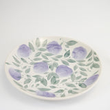 Medium Plate with Lavender Flowers from Megan Hart at Pinch in Northampton, MA