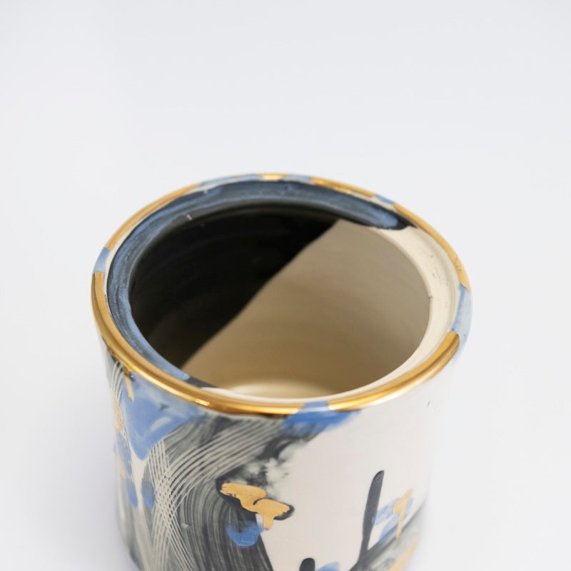 Blue Fox Jar from Clarissa Eck at Pinch in Northampton, MA