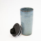 Blue Travel Mug from Twice Baked Pottery at Pinch in Northampton, MA