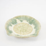 Ripple Dish in Fern Glaze from Dock 6 Pottery at Pinch in Northampton, MA