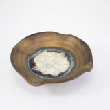 Ripple Dish in Bronze Glaze from Dock 6 Pottery at Pinch in Northampton, MA
