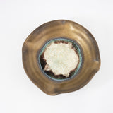 Ripple Dish in Bronze Glaze from Dock 6 Pottery at Pinch in Northampton, MA