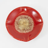 Ripple Dish in Hot Tamale Glaze from Dock 6 Pottery at Pinch in Northampton, MA