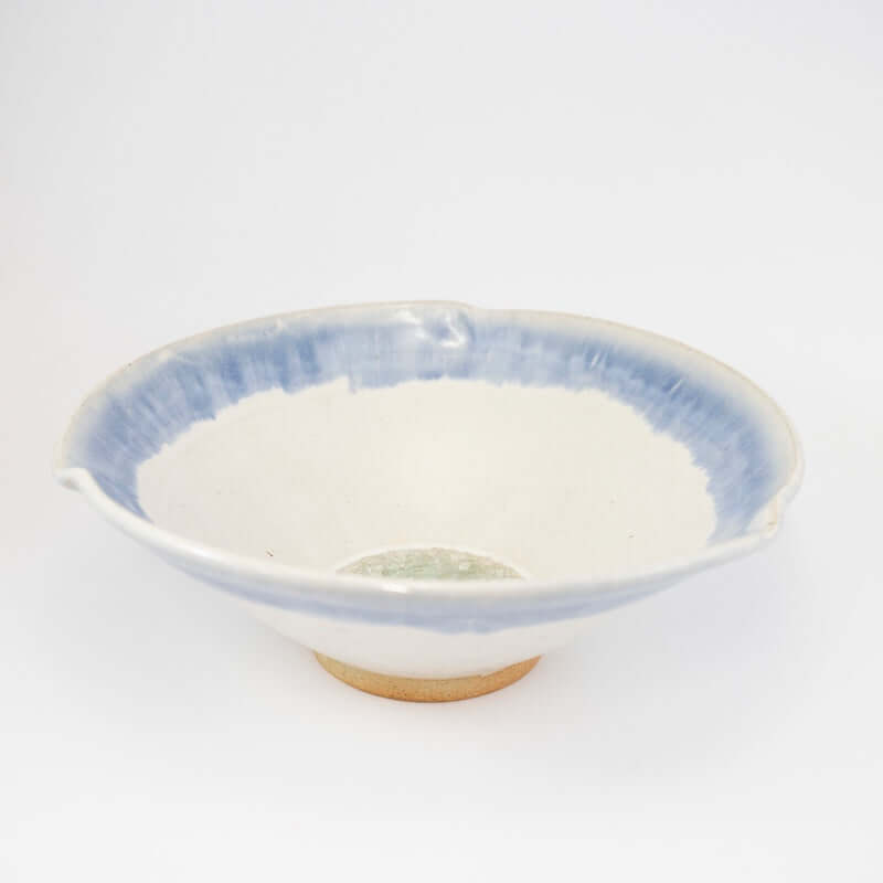 12" Pinched Rim Bowl in Purple Rose Glaze at PINCH