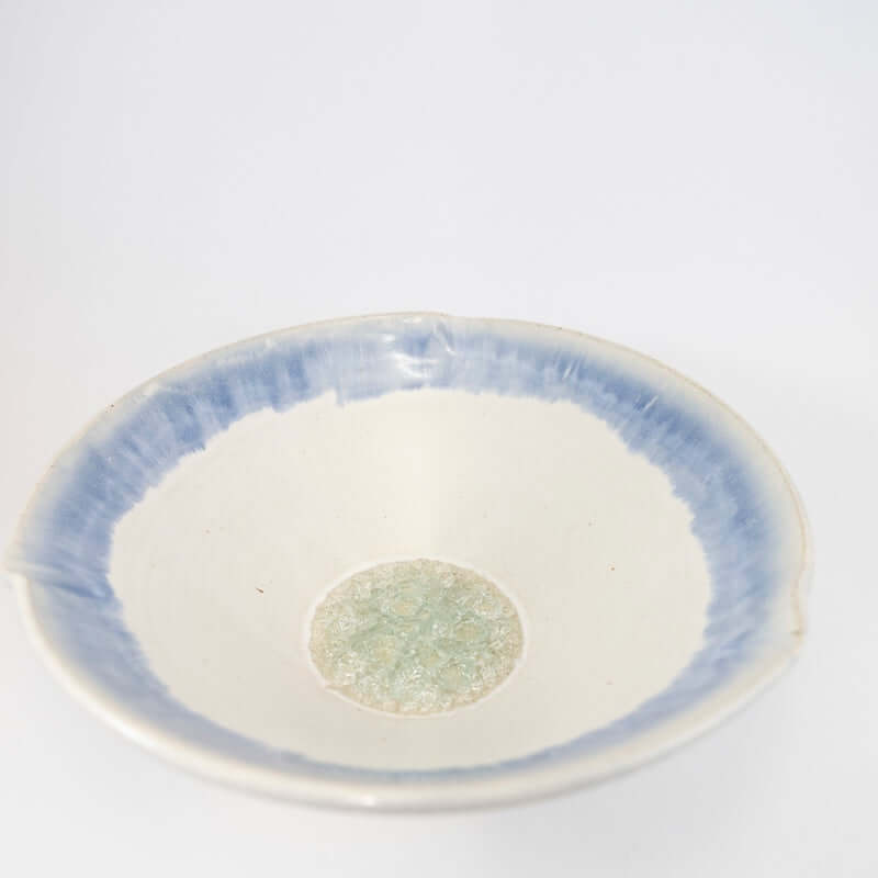 12" Pinched Rim Bowl in Purple Rose Glaze at PINCH