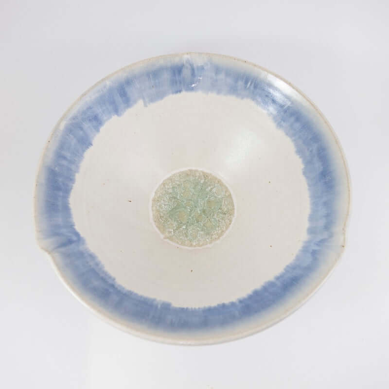 12" Pinched Rim Bowl in Purple Rose Glaze from Dock 6 Pottery at Pinch in Northampton, MA