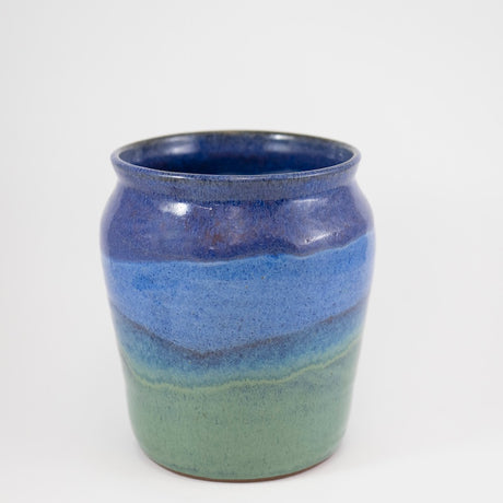 Utensil Holder in Deep Glaze from Joy Friedman at Pinch in Northampton, MA