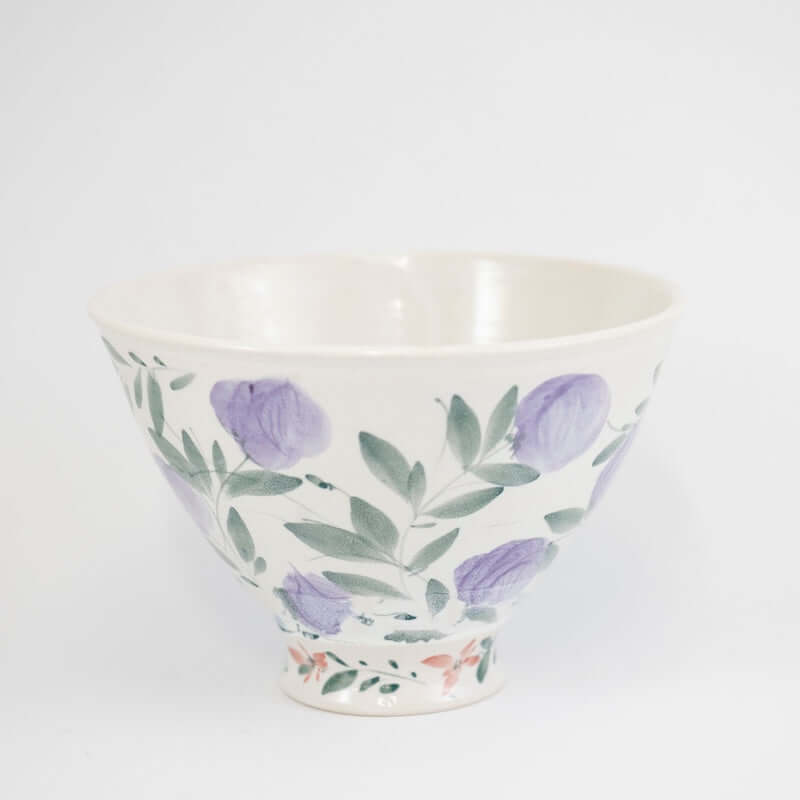 Deep Lavender Flow Footed Bowl at PINCH