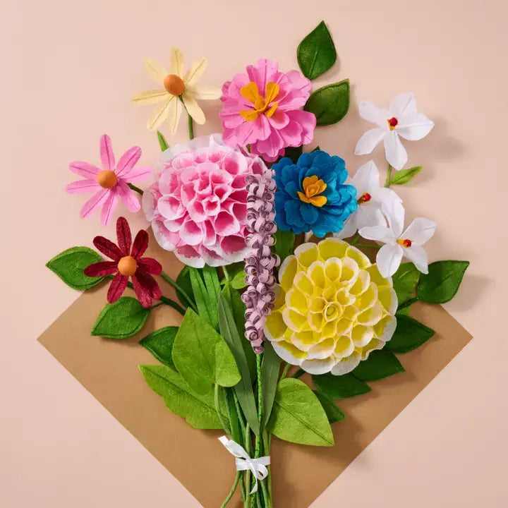 Silk Paper Cone Flower Pink