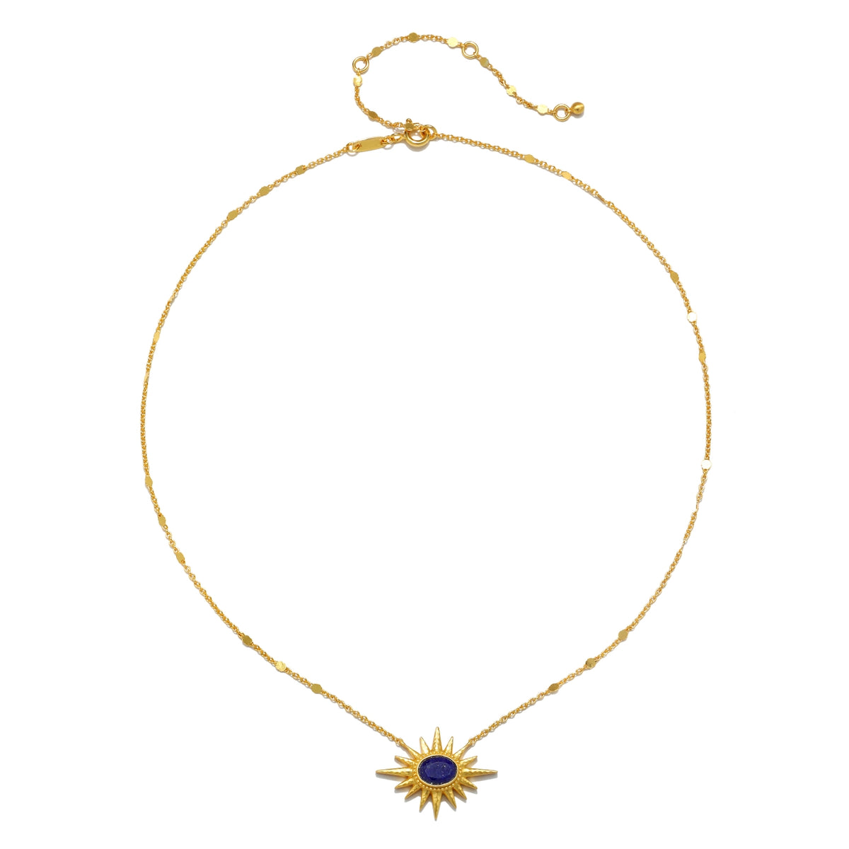 Lapis Starburst 16" Necklace