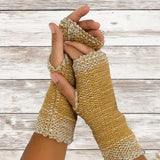 Alpaca Trail Gloves in Sunflower from Shupaca at Pinch in Northampton, MA