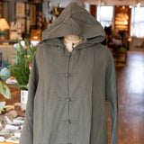 Fall Hoodie Coat in Olive Green from Bellewaera at Pinch in Northampton, MA