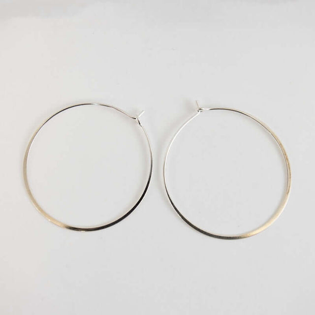 Sterling Silver Hoops from Tashi at Pinch in Northampton, MA