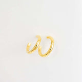 Chunky Tube 14K Gold Vermeil Hoops from Tashi at Pinch in Northampton, MA