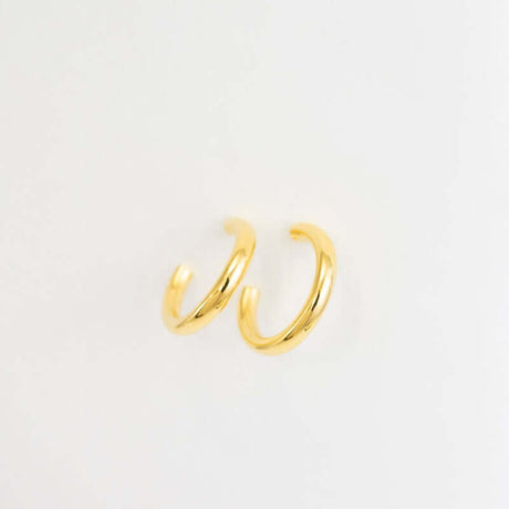 Chunky Tube 14K Gold Vermeil Hoops from Tashi at Pinch in Northampton, MA