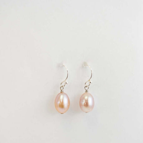 Dainty Pink Pearl Drop Earrings from A.V. Max at Pinch in Northampton, MA