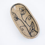 Black Folk Flower Dish