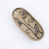 Black Folk Flower Dish