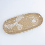 Owl in White Platter