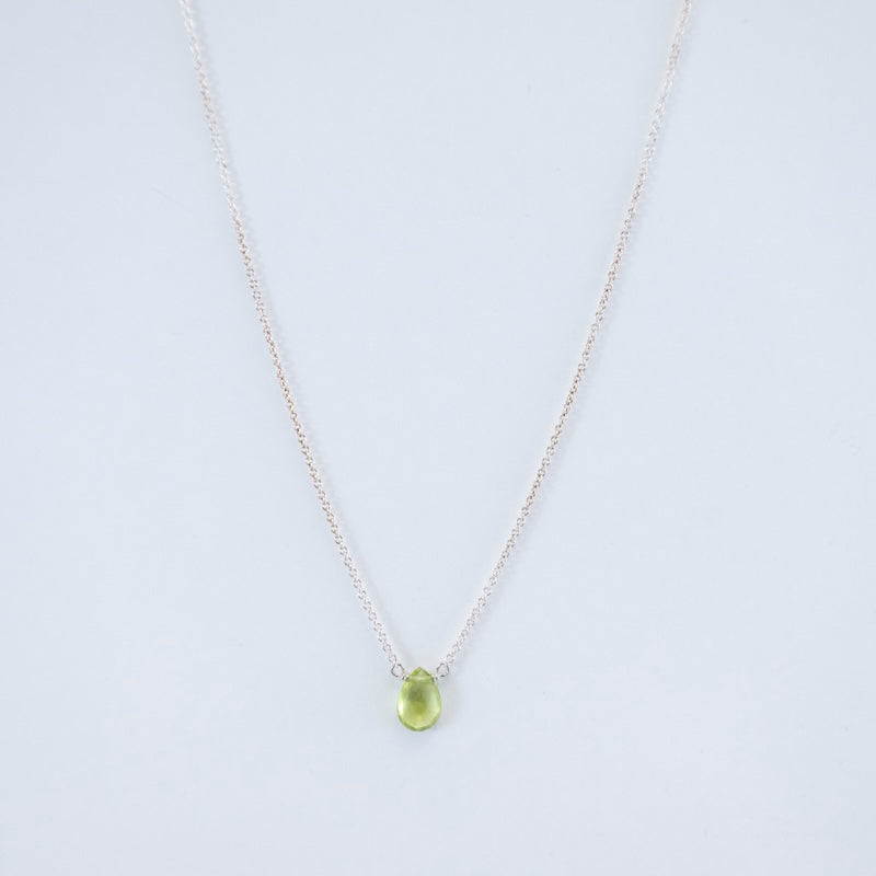 Sterling Silver Peridot Necklace
