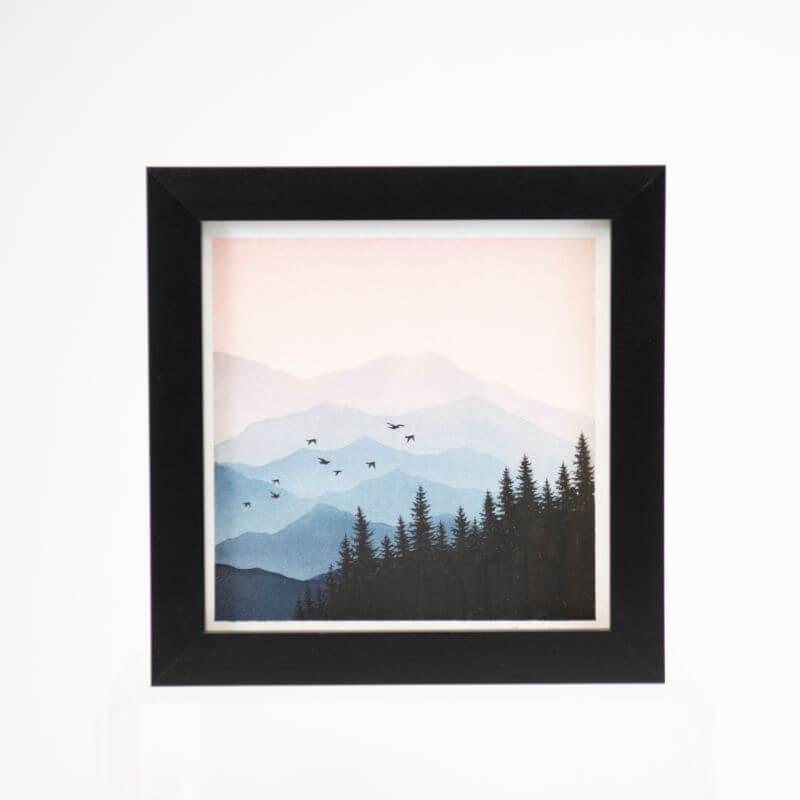 Original Watercolor 6x6 Framed #37