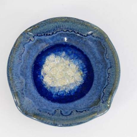 Ripple Dish in Starry Night Glaze
