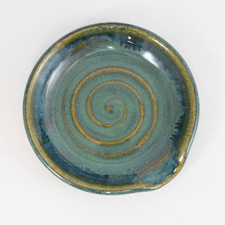 Spoon Rest in Raingarden Glaze