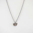 Half Dome Oxidized Necklace at PINCH