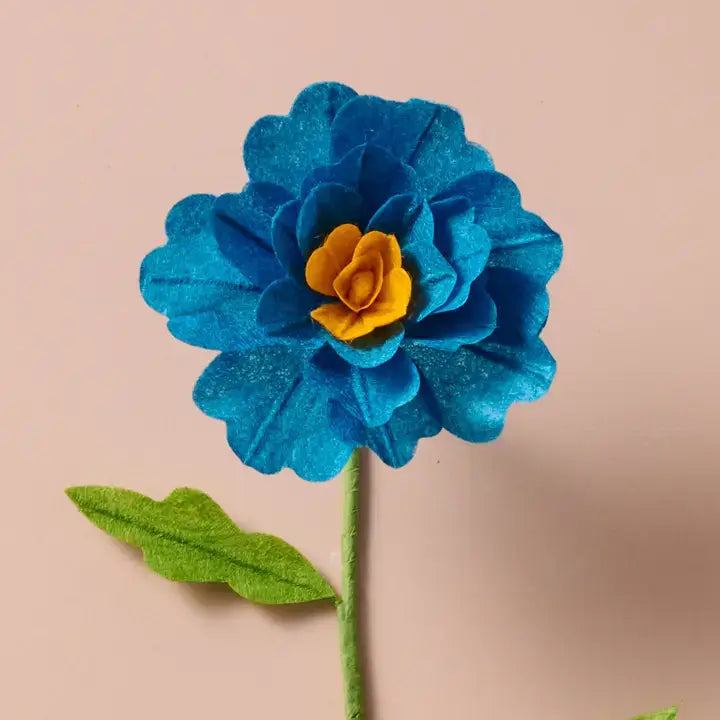 Silk Paper Cosmo Flower Blue